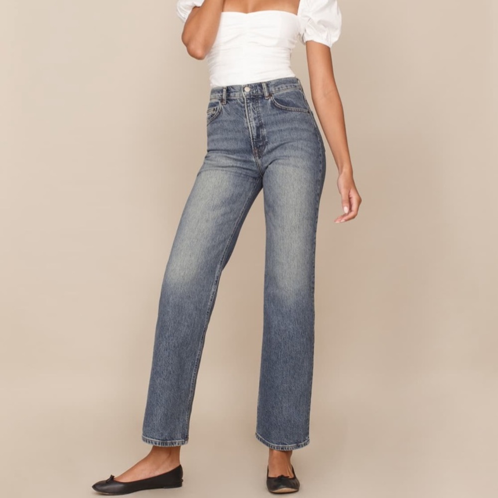 Reformation Remi Wide Leg Jeans. Size 31